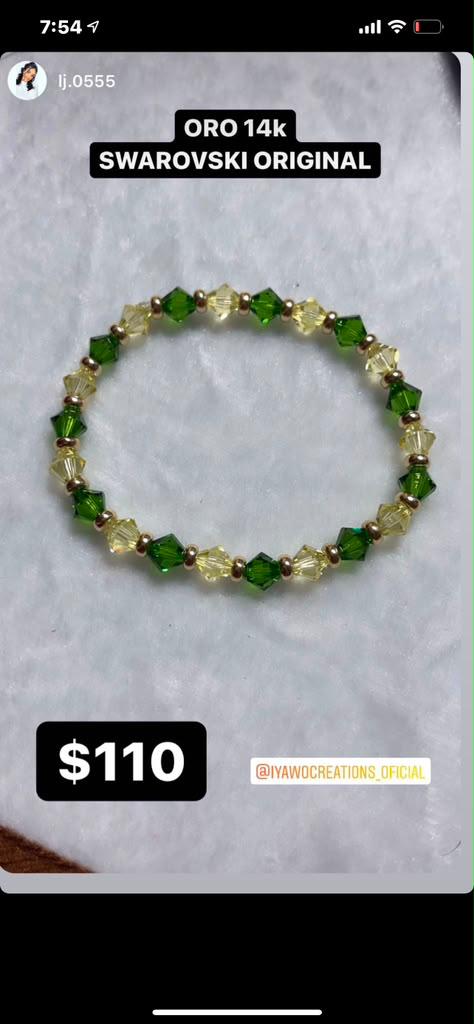 Orunmila Swarovski Bracelet